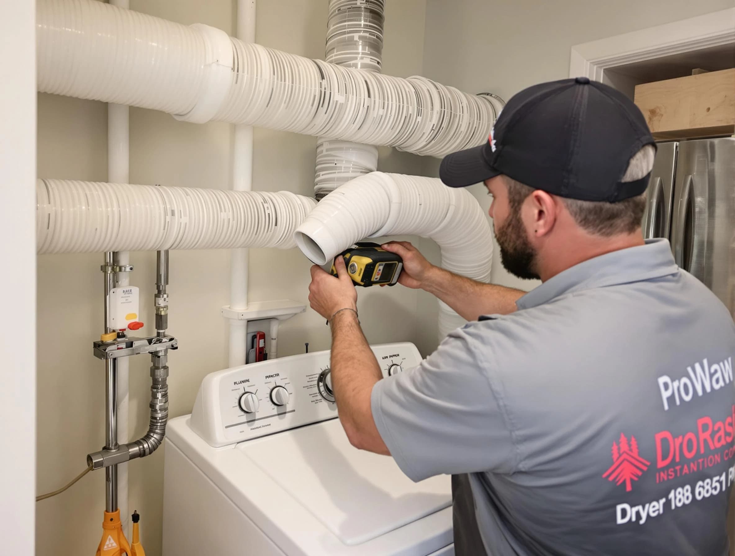 Professional dryer vent hose installation by Columbine Dryer Vent Cleaning in Columbine