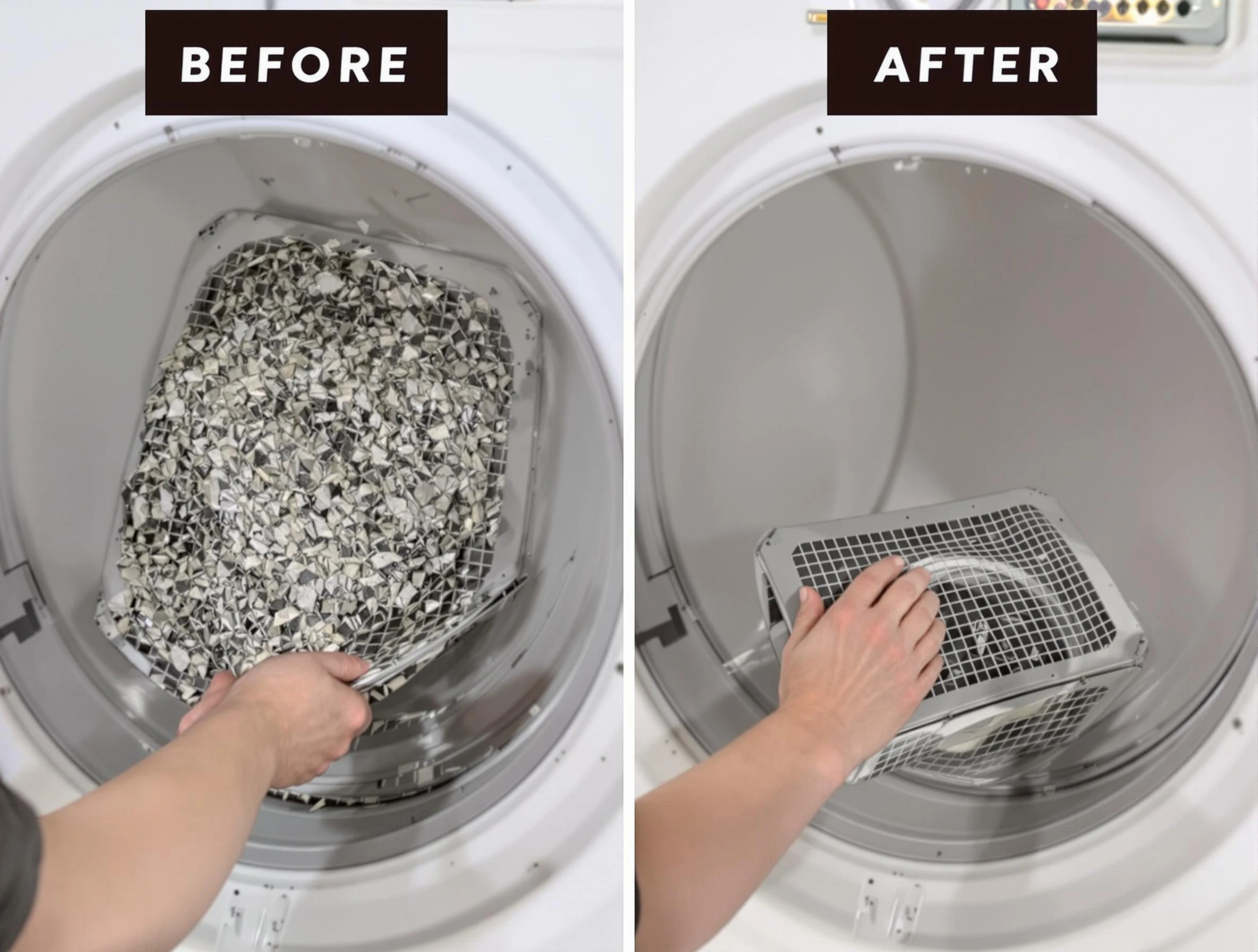 Professional lint trap cleaning by Columbine Dryer Vent Cleaning in Columbine