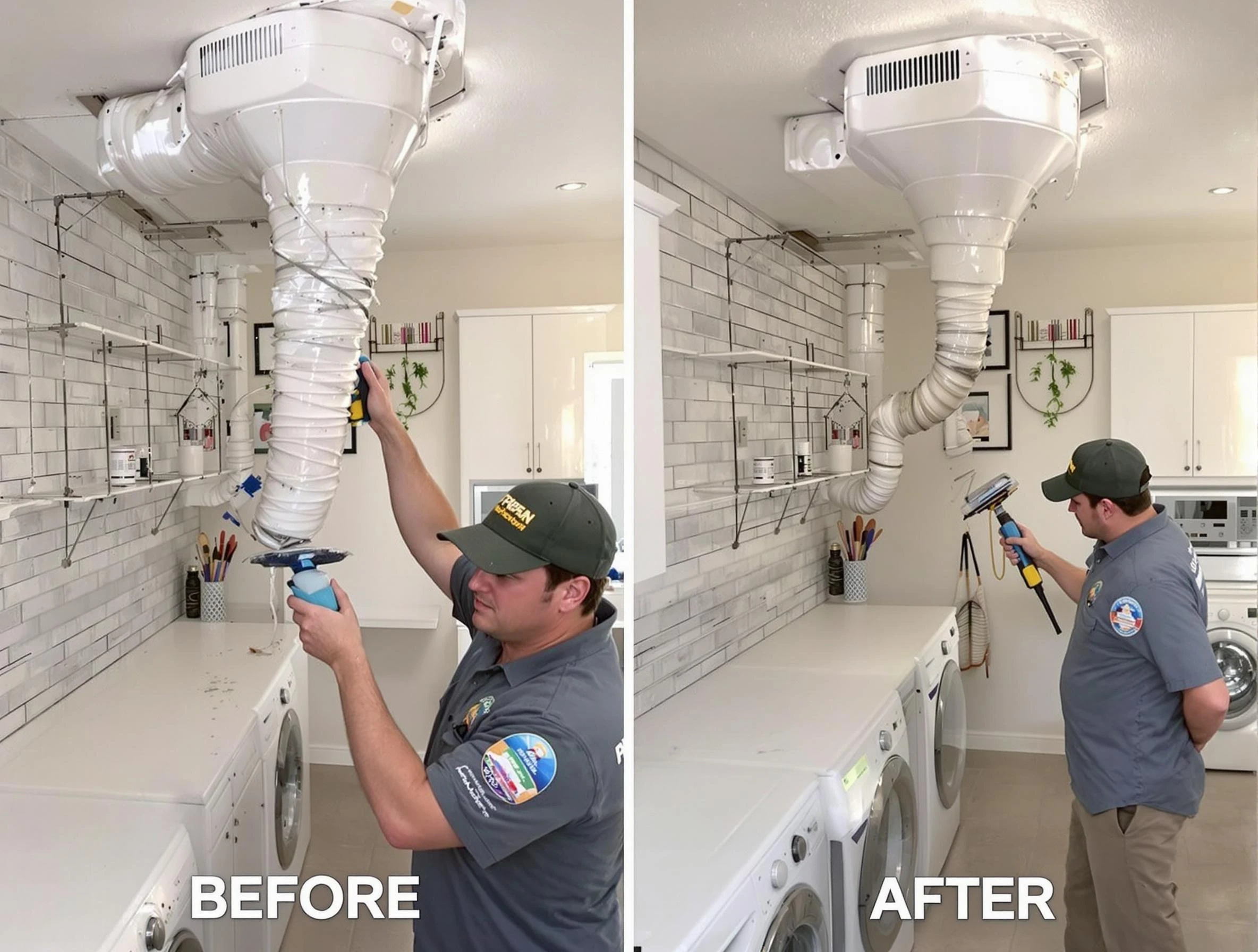 Professional dryer exhaust vent cleaning by Columbine Dryer Vent Cleaning in Columbine