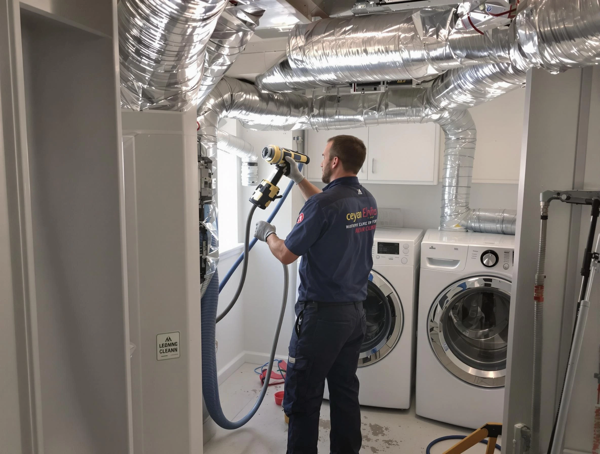Columbine Dryer Vent Cleaning specialist using advanced equipment for thorough duct cleaning in Columbine